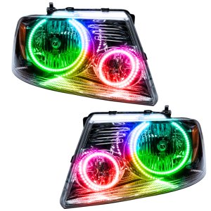 Ford F-150 Headlight Assemblies - ORACLE Lighting - ColorSHIFT w/o Controller - `05-`08